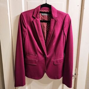 Women's The Limited Magenta Blazer, XS Tall